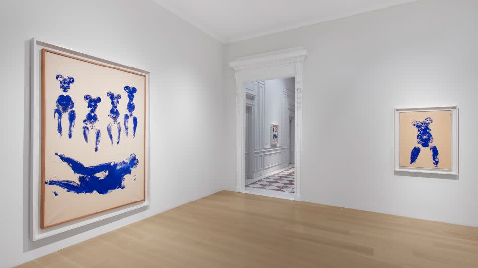 "Yves Klein: The Tangible World" exhibits many of the artist's rarely-seen works, with a focus on expressions of the body. - Courtesy Lévy Gorvy Dayan