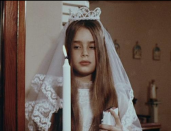 <p>Brooke Shields made her film debut in the 1976 slasher film, <em>Alice, Sweet Alice, </em>in which she dies at the hand of her suspected sister, Alice. The film was initially banned in the UK for it's violence, but has accumulated a cult following over the years and is considered one of the great slasher films.</p>