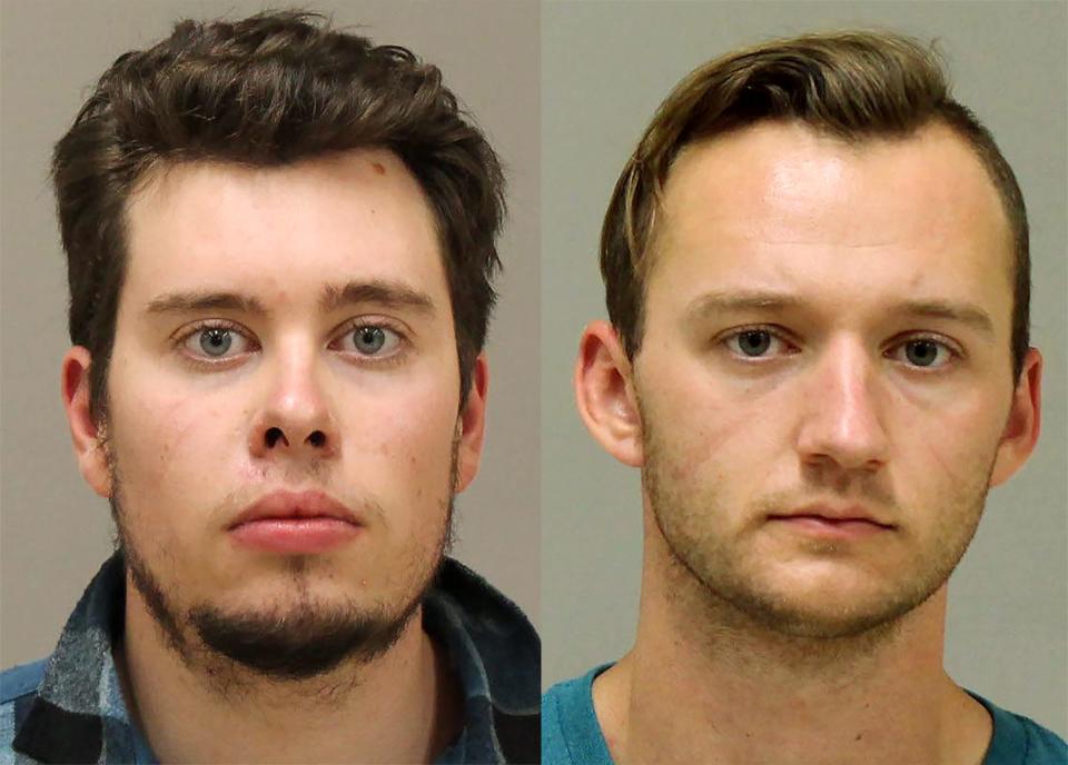 Ty Garbin and Kaleb Franks were arraigned in federal court in Kent County, Michigan, faces charges related to what the FBI says was a plot to kidnap Michigan Gov. Gretchen Whitmer.