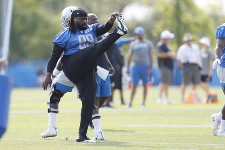 NFL: Detroit Lions-Training Camp