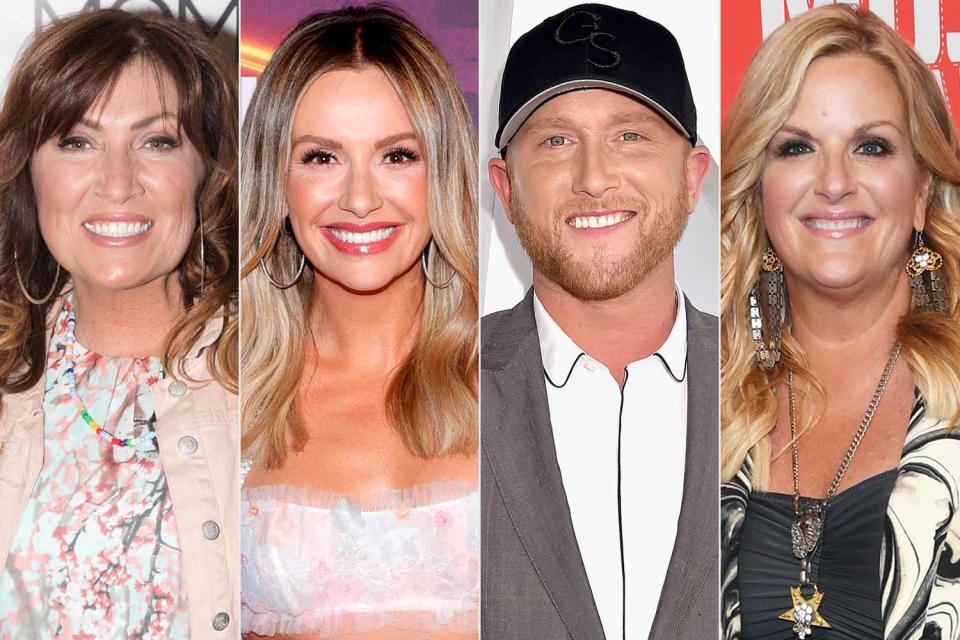 Nomi Ellenson/FilmMagic/Getty, Jason Kempin/Getty for CMT, Jeff Kravitz/ACMA2017/FilmMagic/Getty for ACM,  Kevin Mazur/Getty for CMT Jo Dee Messina, Carly Pearce, Cole Swindell, Trisha Yearwood