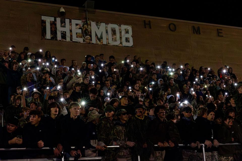 Weber High School plays Davis High School in the second round of the Class 6A state tournament for high school football at Davis High School in Kaysville on Friday, Oct. 27, 2023. | Megan Nielsen, Deseret News