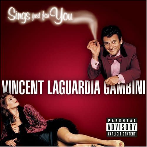 The cover of Joe Pesci’s 1998 album ‘Vincent Laguardia Gambini Sings Just for You’