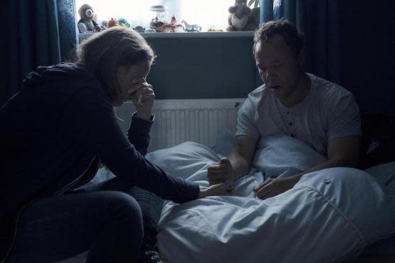 Helen Behan and Stephen Graham in the episode’s most powerful scene (Channel 4/Dean Rogers)