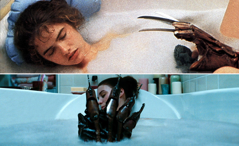 A NIGHTMARE ON ELM STREET<br> 1984 Original: $25,504,513<br> Adjusted Gross: $57,957,100<br> 2010 Remake: $63,075,011<br> Difference: $5,117,911<br>