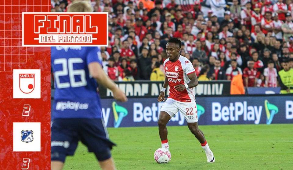 Clásico capitalino: ¿Pesa más una Sudamericana que estrellas de Liga Betplay? Imagen tomada de X @SantaFe.