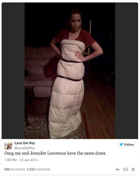 Lana del rey Jennifer Lawrence meme.