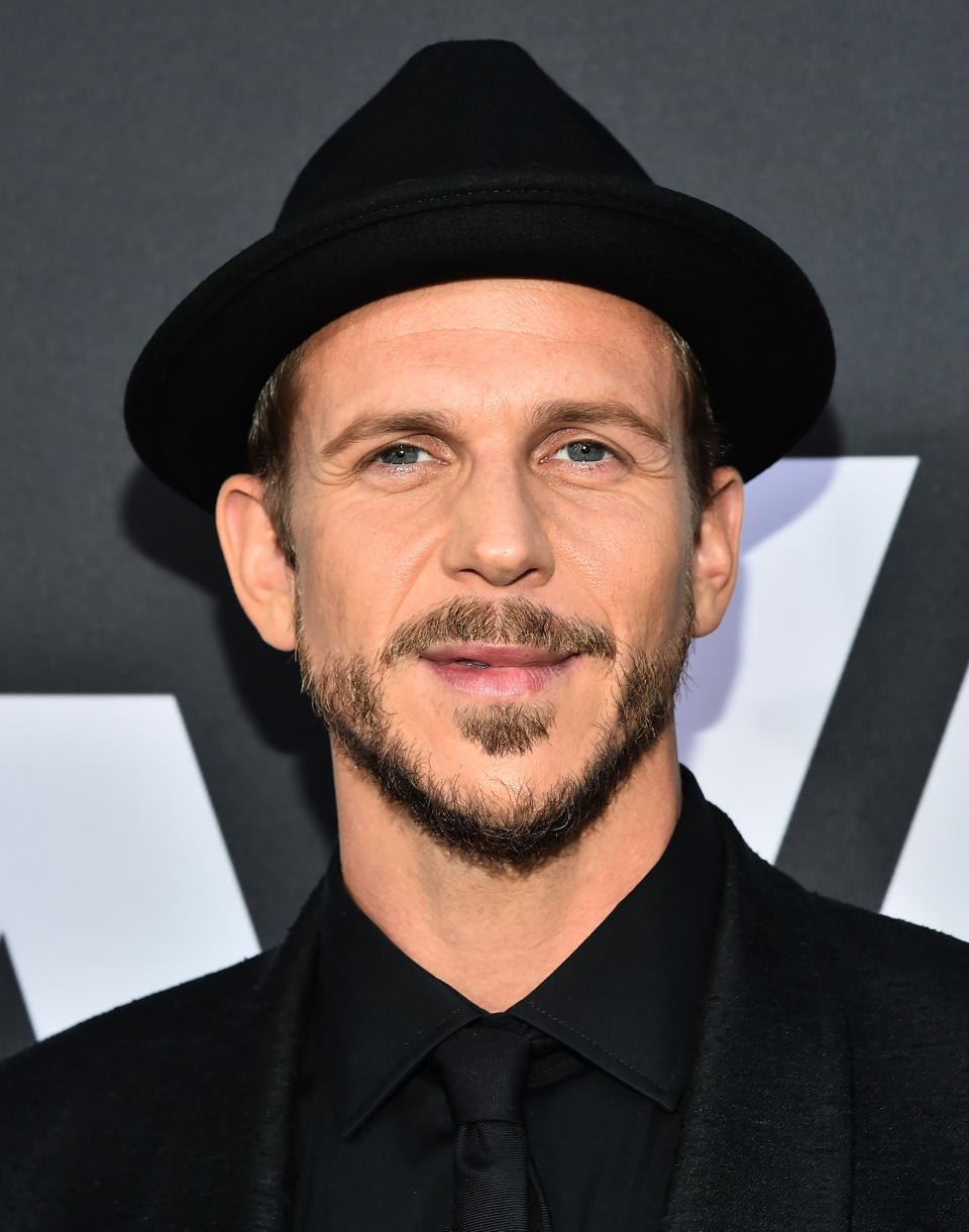 Gustaf Skarsgård on the red carpet