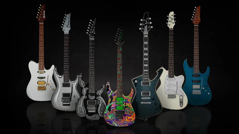 Ibanez signature guitar collection 2023