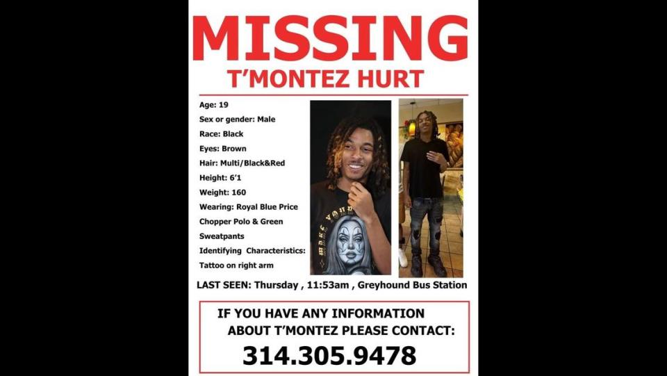 Family Of 19-Year-Old T’montez Hurt Have Been Searching For Him Since He Was Last Seen At The Greyhound Bus Station, 1101 S. Troost Ave., On Feb. 1. As Of Feb. 23, Roughly Three Weeks Later, Hurt Had Yet To Be Found, According To Family.