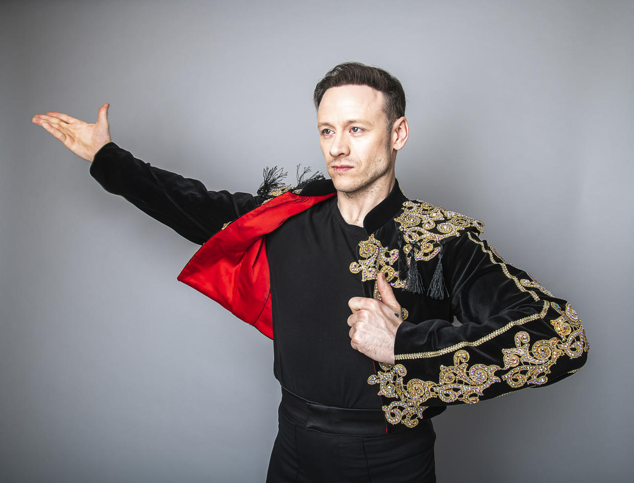 LONDON, ENGLAND - MARCH 13: Kevin Clifton will star as Scott Hastings in the UK tour of Strictly Ballroom The Musical, based on the smash hit Baz Luhrmann film on March 13, 2020 in London, England.The tour, directed by Craig Revel Horwood, kicks off in September this year and will play at theatres all over the UK until June 2021  (Photo by Dave J Hogan/Getty Images for Strictly Ballroom The Musical)