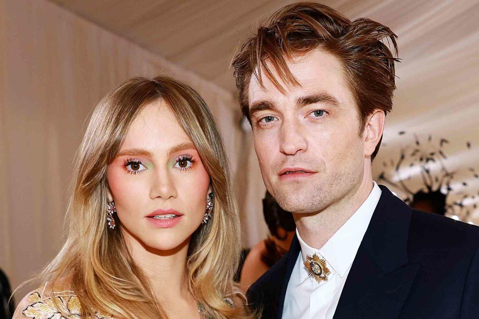 Suki Waterhouse and Robert Pattinson Make Their Met Gala Debut as a