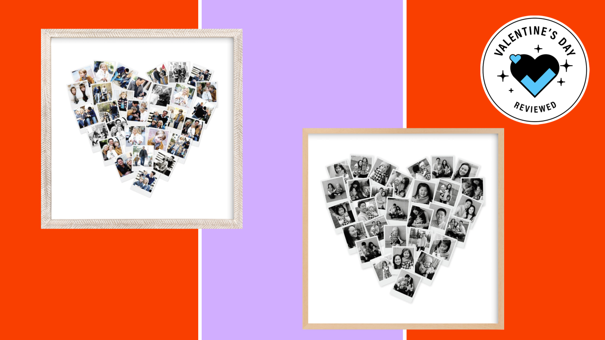 Gift a personalized photo frame from Minted for Valentine's Day 2023.