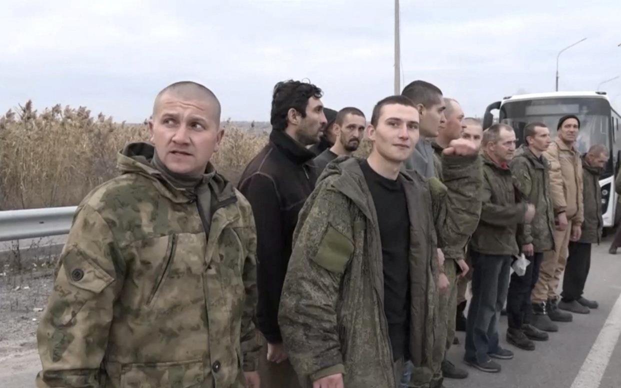 Captured Russian service personnel - RUSSIAN DEFENCE MINISTRY