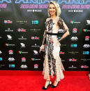 <p>Yes girl! She stuns at the ARIAS wearing a very unique dress designed by Alice McCall. Source: Instagram/sylviaeffreys </p>