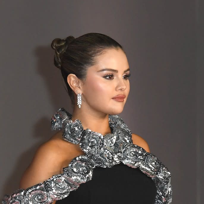  Selena Gomez attends the 3rd Annual Academy Museum Gala at Academy Museum of Motion Pictures on December 03, 2023 in Los Angeles, California. 