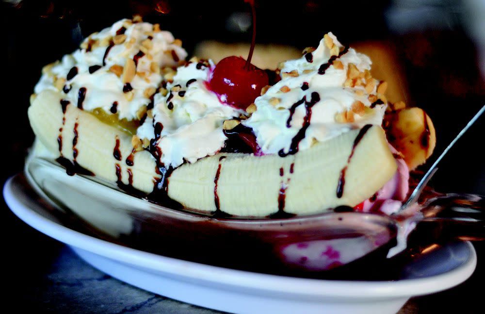 Banana Split, Clinton's Soda Fountain, Independence, Missouri