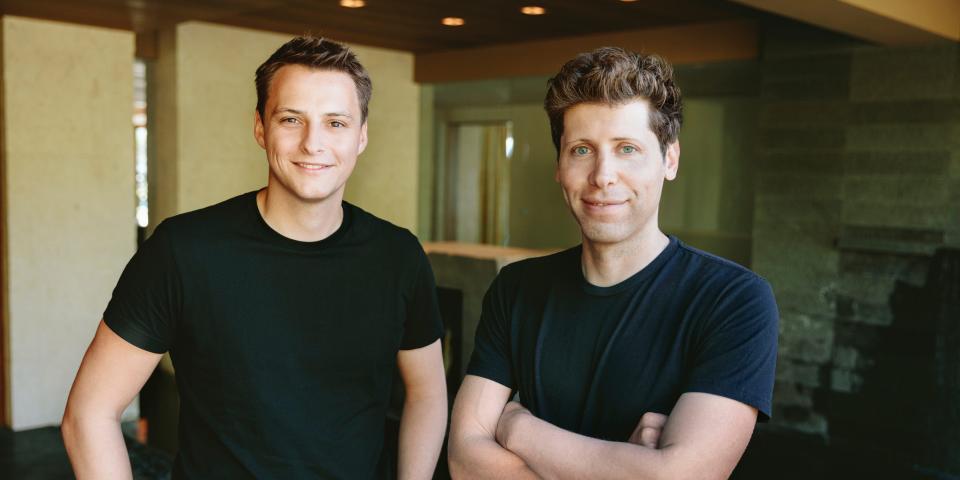 Worldcoin founders Sam Altman and Alex Blania