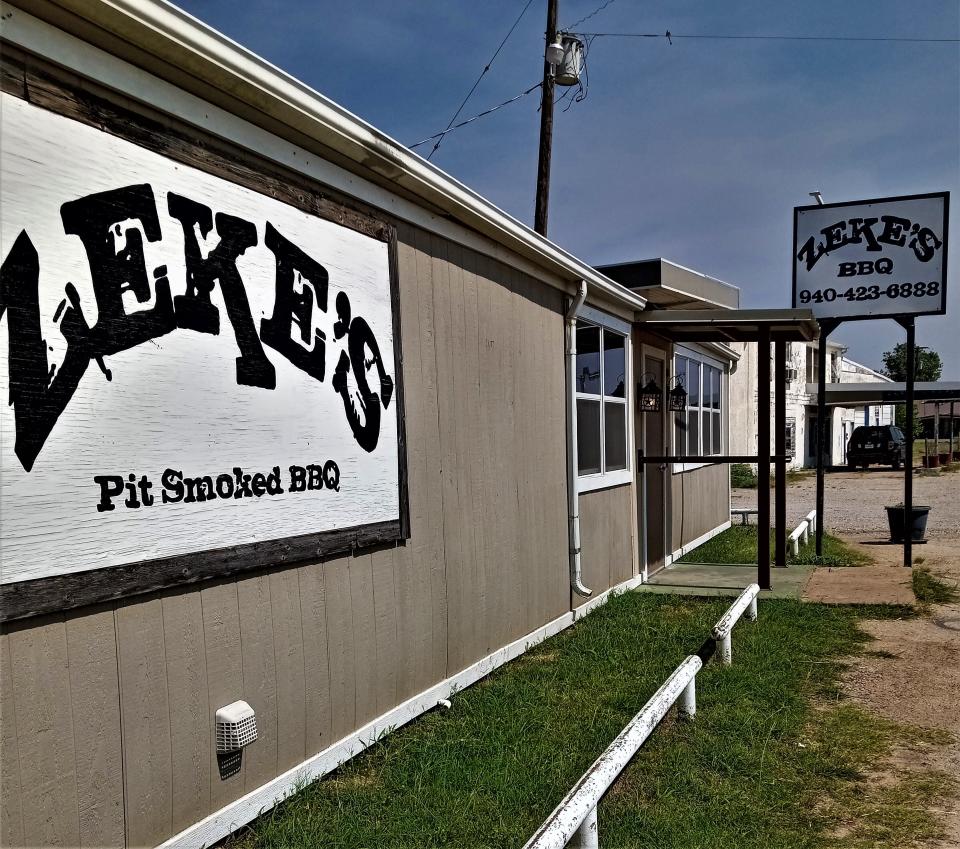 Zeke's Pit-smoked BBQ in Windthorst.