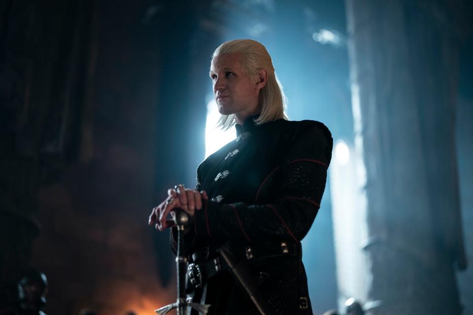 Matt Smith as Prince Daemon Targaryen in HBO's upcoming "Game of Thrones" prequel, "House of the Dragon."