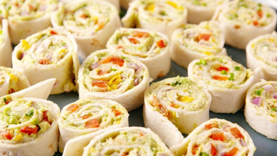 Chicken Avocado Roll-Ups