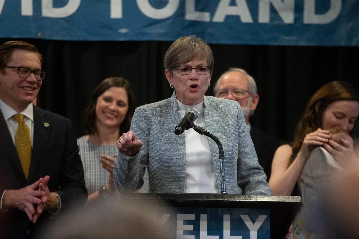 Gov. Laura Kelly won a second term in a historic win in the Kansas governor's race. Her performance in Johnson County helped deliver a narrow victory.