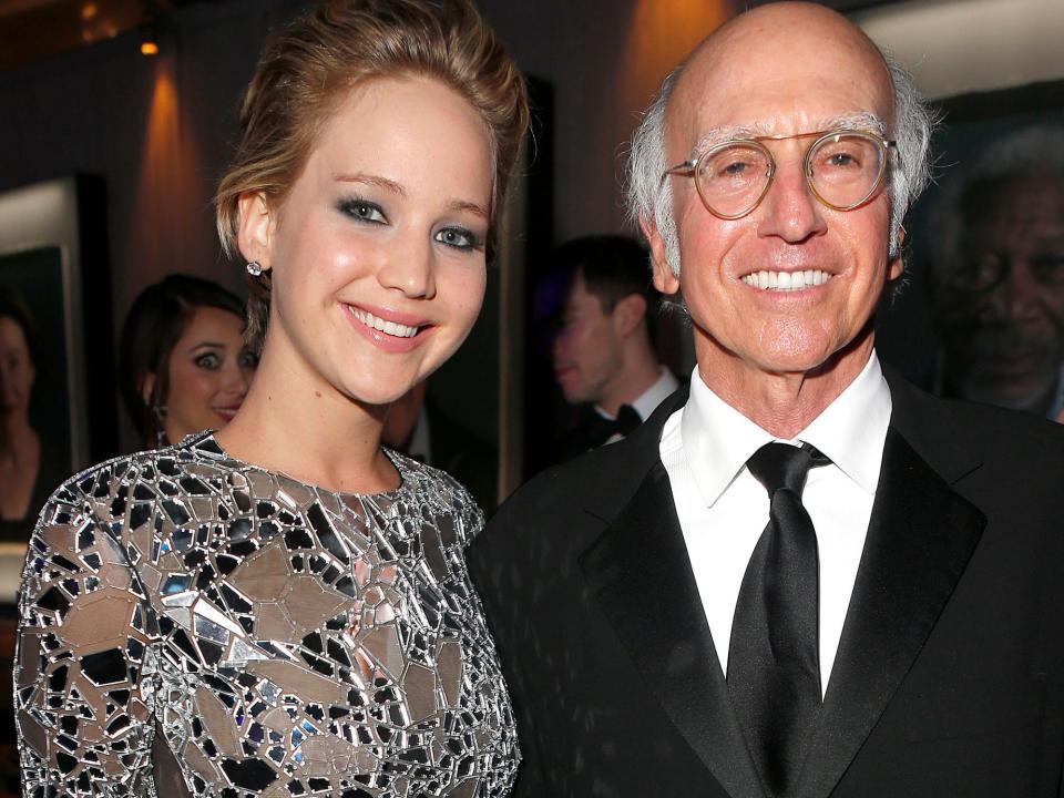 Jennifer Lawrence Larry David