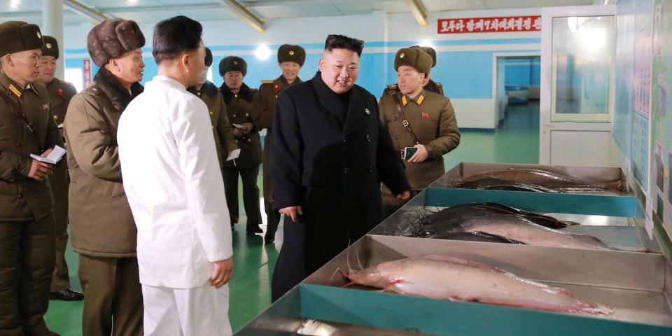 kim jong un seafood