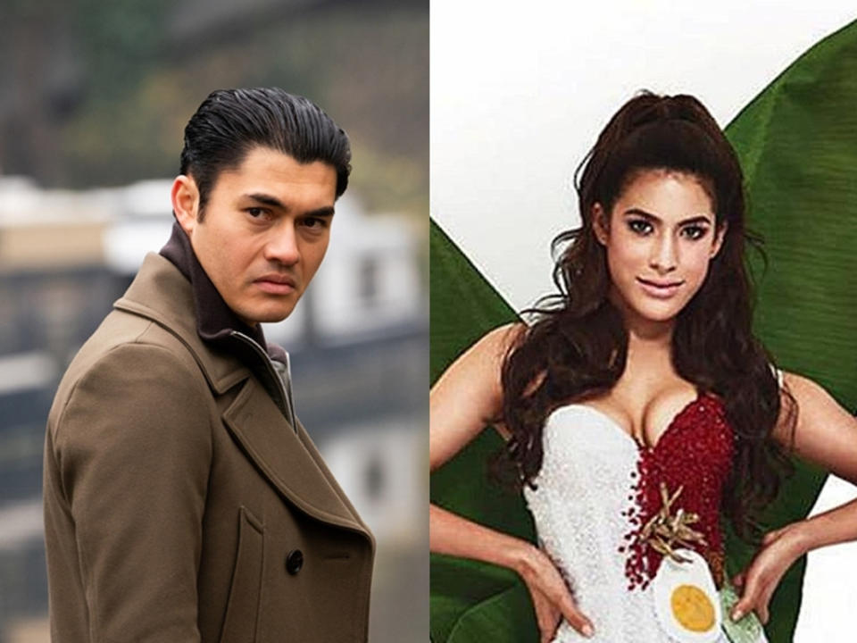 Henry Golding (left) responds to Samantha Katie James (right) following her racist remarks on Instagram.