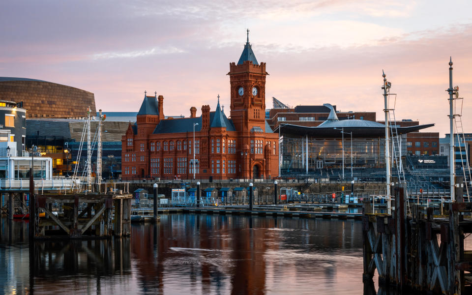 Beauitful Sunset, Pierhead, Cardiff Bay, Cardiff, Wales