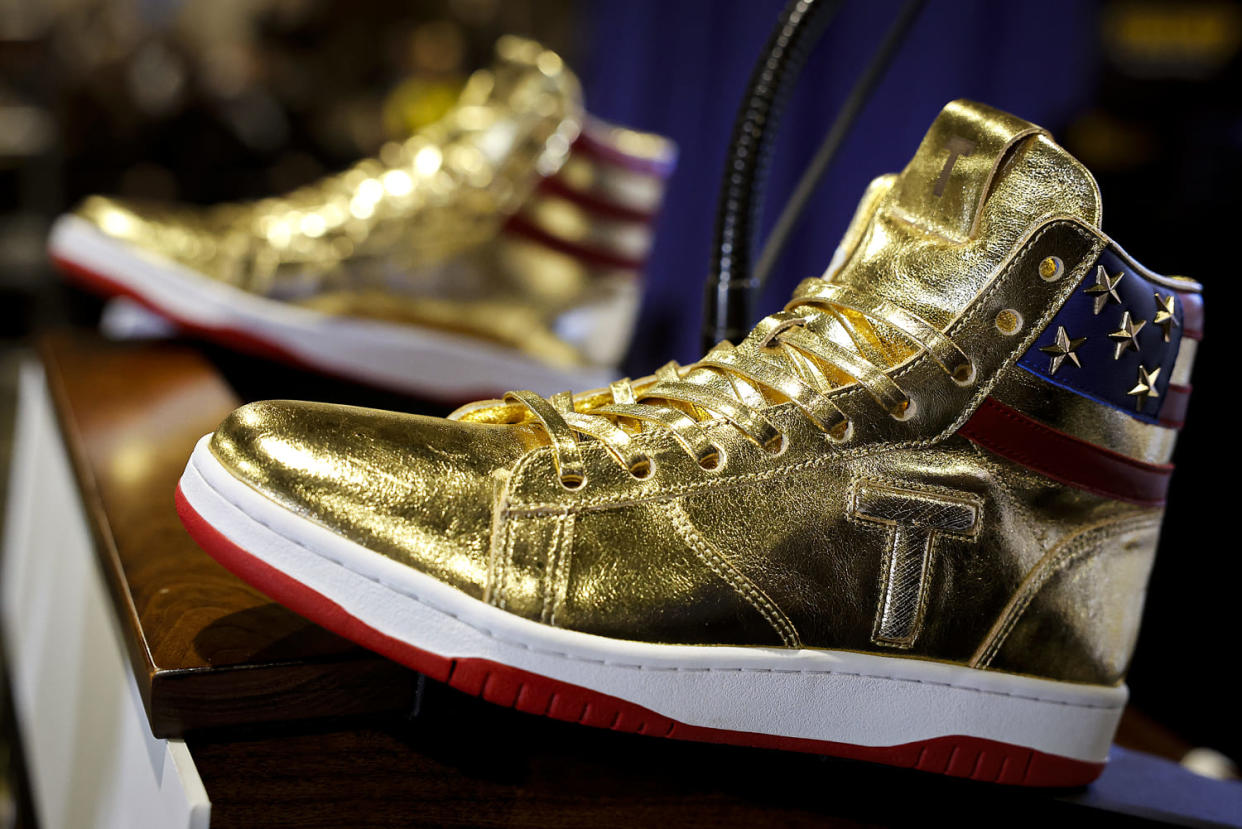 Donald Trump introduced his new line of signature shoes (Chip Somodevilla / Getty Images file)