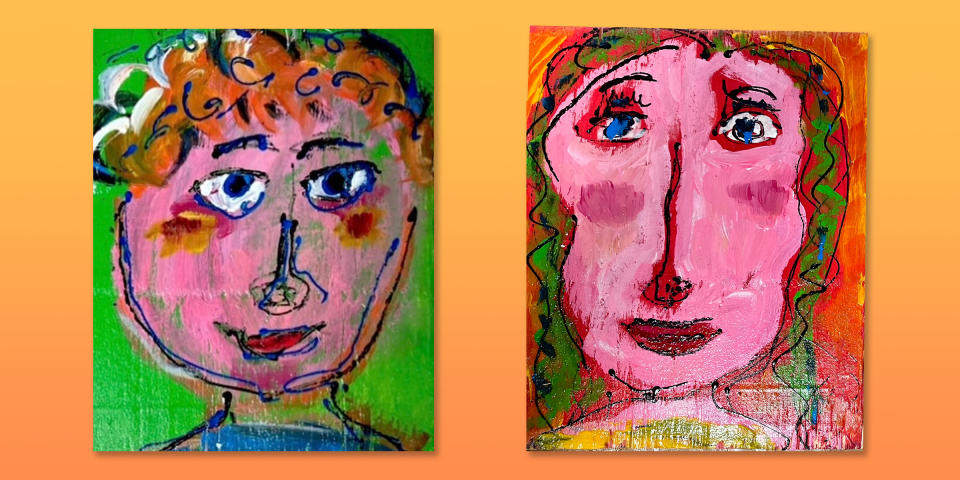 One day I even painted portraits of two of the children and put them in their mailbox. (TODAY Illustration   / Courtesy of Dana Shavin, Getty Images)