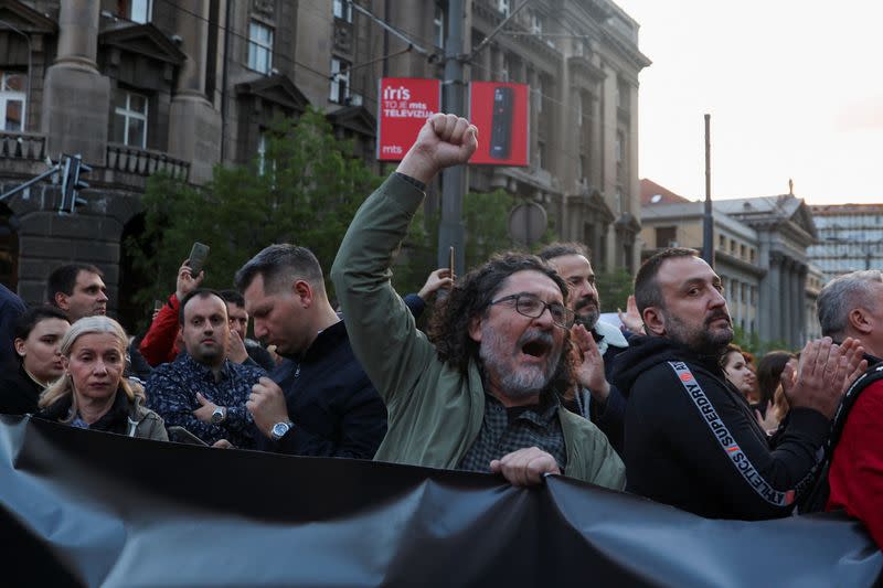 Protest "Serbia against violence" in Belgrade