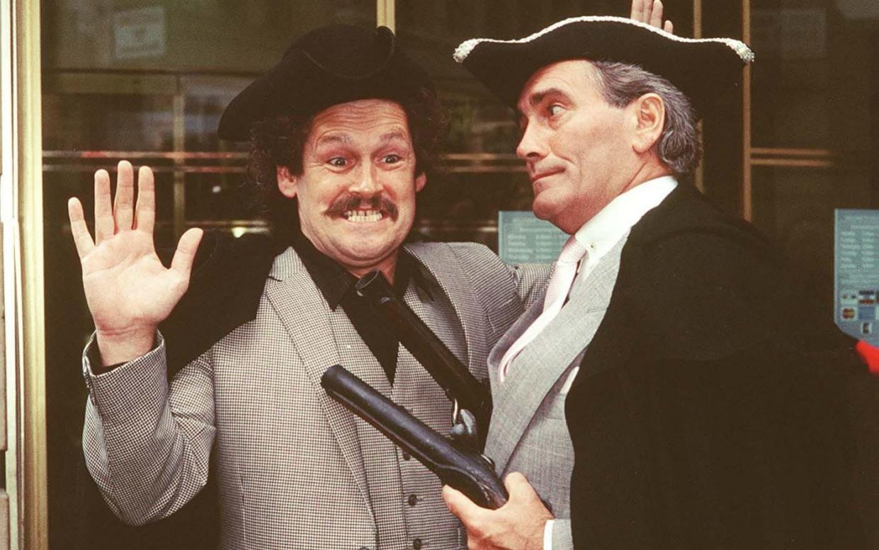 Bobby Ball and Tommy Cannon, in 1987 - Getty