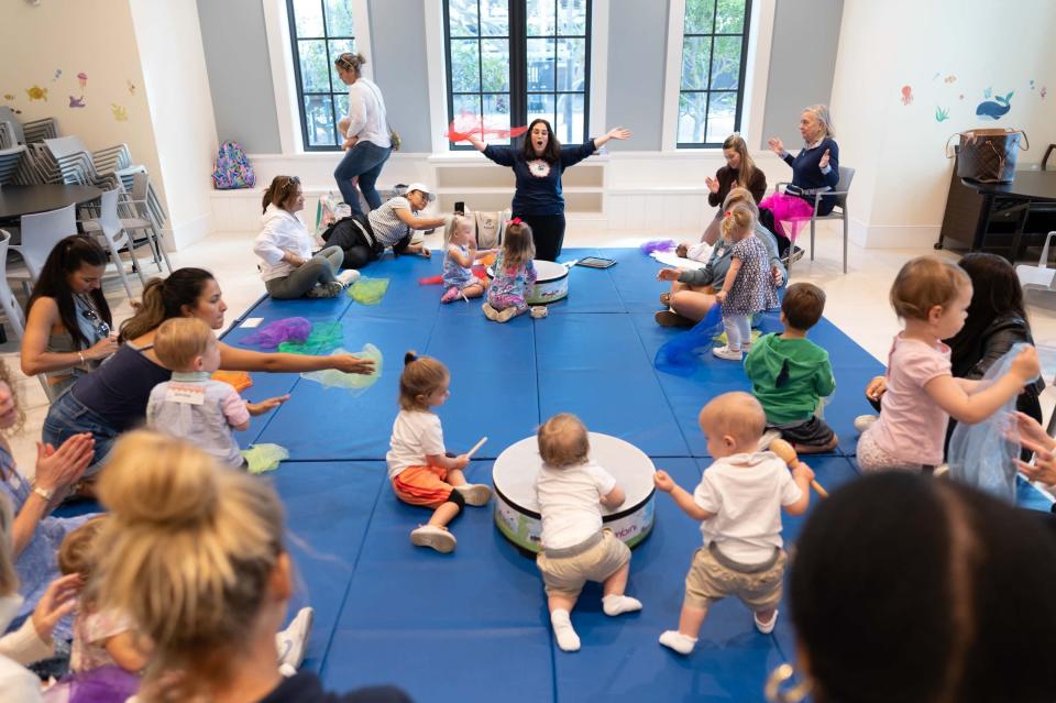 The new Alef Preschool in Palm Beach offers Mommy & Me classes in addition to toddler, nursery and pre-K programs.