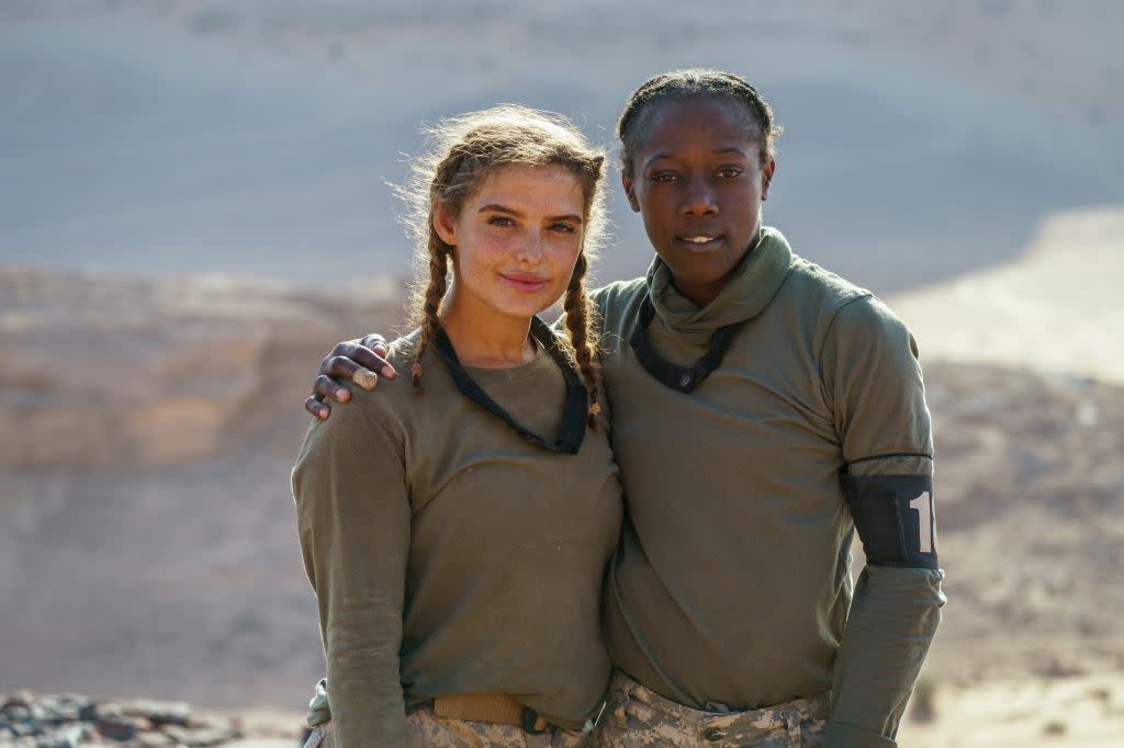 Paige Zima and Shylla Duhaney on SAS: Who Dares Wins. (Channel 4)