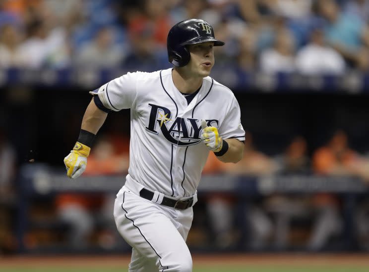 Corey Dickerson is making a charge at the AL DH spot. (AP)