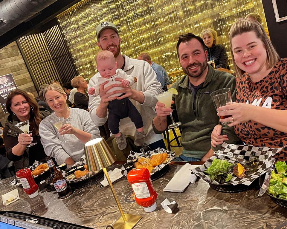 Cee Cee Ceman's family visits C.C.'s Elbow Room for a final time before it closes December 10. Owner Ceman decided to close the Brookfield bar to support her daughter, Joanie, as she battles cancer after being in remission.