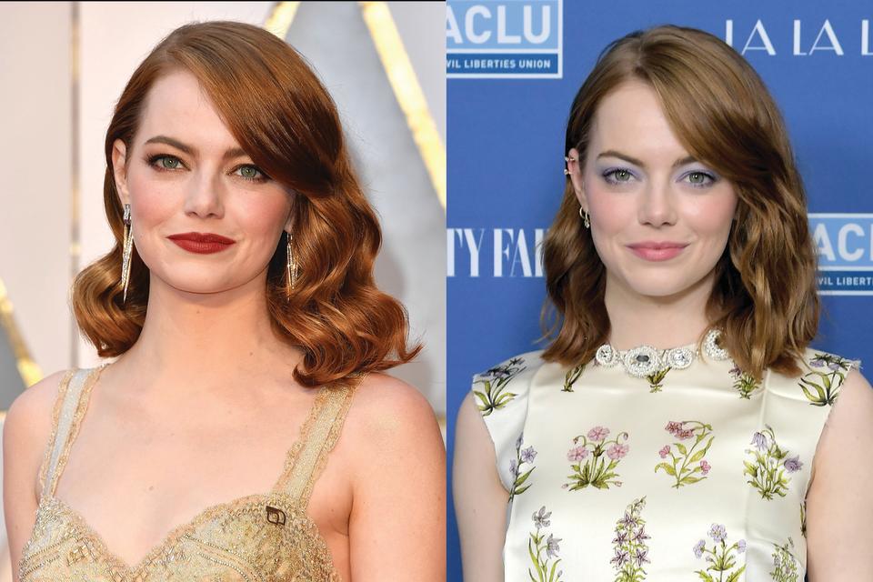 Emma Stone knows how to have fun with her red hair. (Photo: Getty Images)