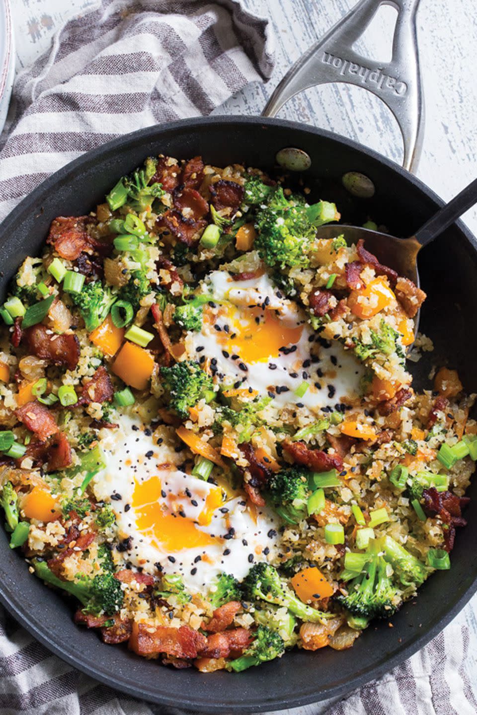 Breakfast Fried Cauliflower Rice