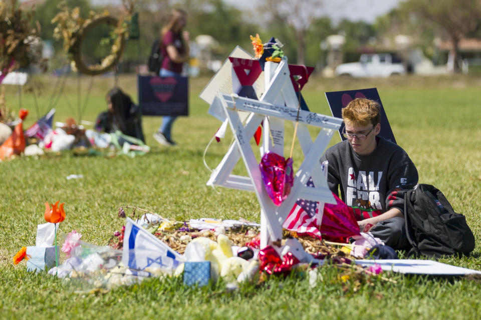 <p>Marjory Stoneman Douglas, Parkland, Fla. (Matias J. Ocner/Miami Herald via AP) </p>