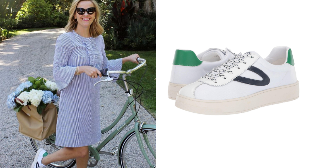 Reese Witherspoon's iconic white sneakers literally go with every outfit 