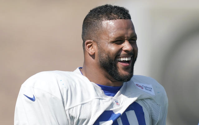 Watch: Aaron Donald shares highlights from his youth football camp