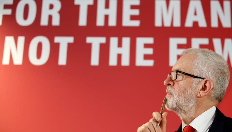 FILE PHOTO: Jeremy Corbyn campaigns ahead of the general election in Telford