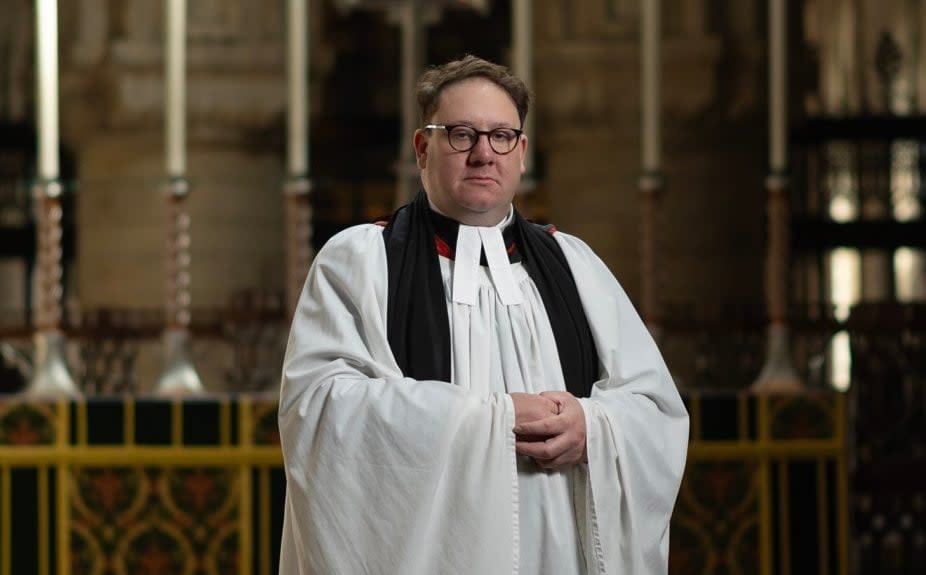 The Rev Marcus Walker has been rector of St Bartholomew the Great since 2018