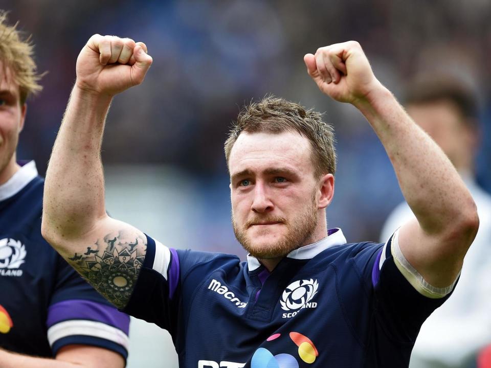 Stuart Hogg has been named Scotland's captain for the Six Nations: AFP via Getty Images