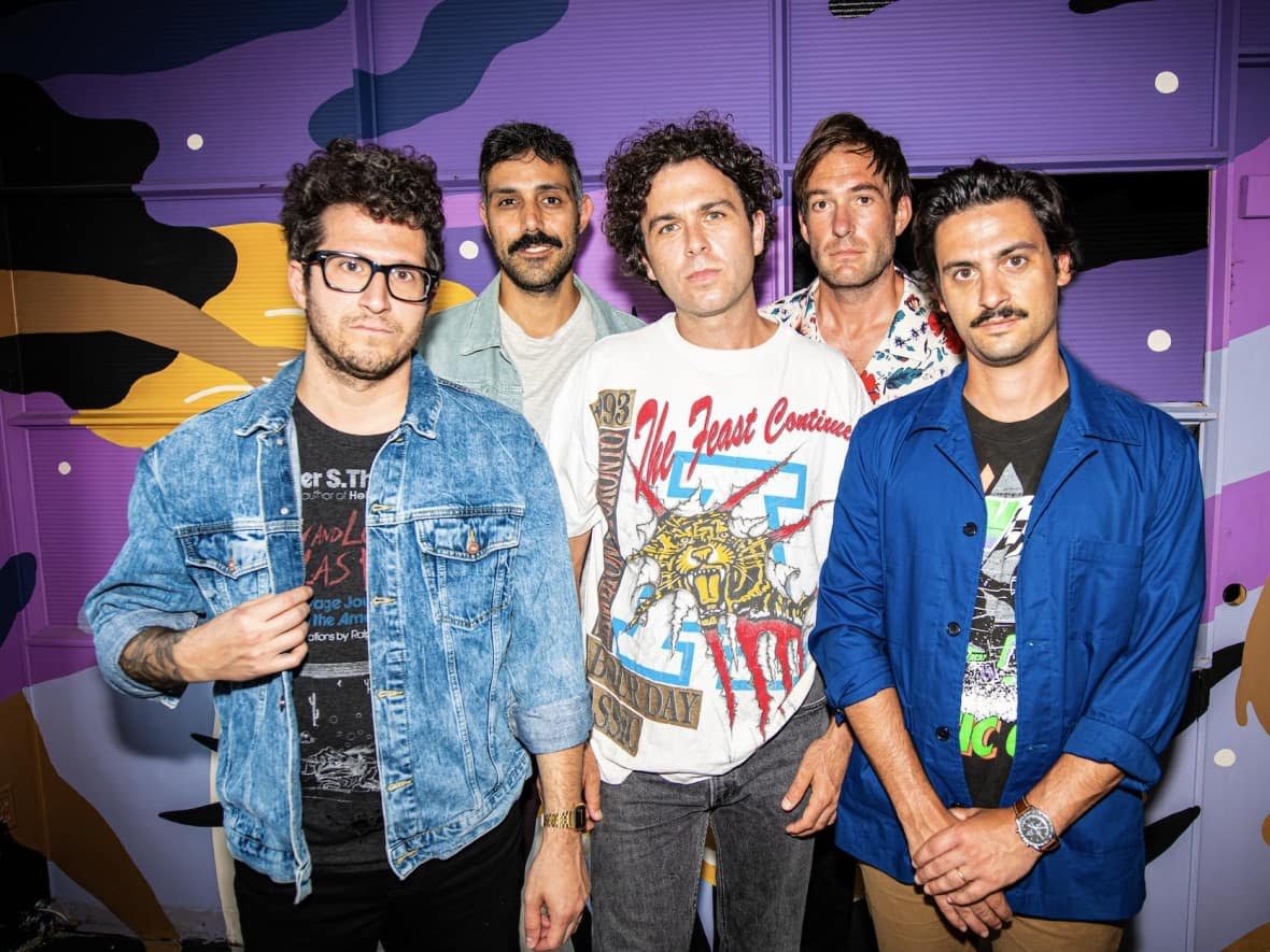 Canada's Walk of Fame announced today that eight-time JUNO Award-winning rock group Arkells will receive the 2022 Allan Slaight Music Impact Honour. (Canada's Walk of Fame - image credit)