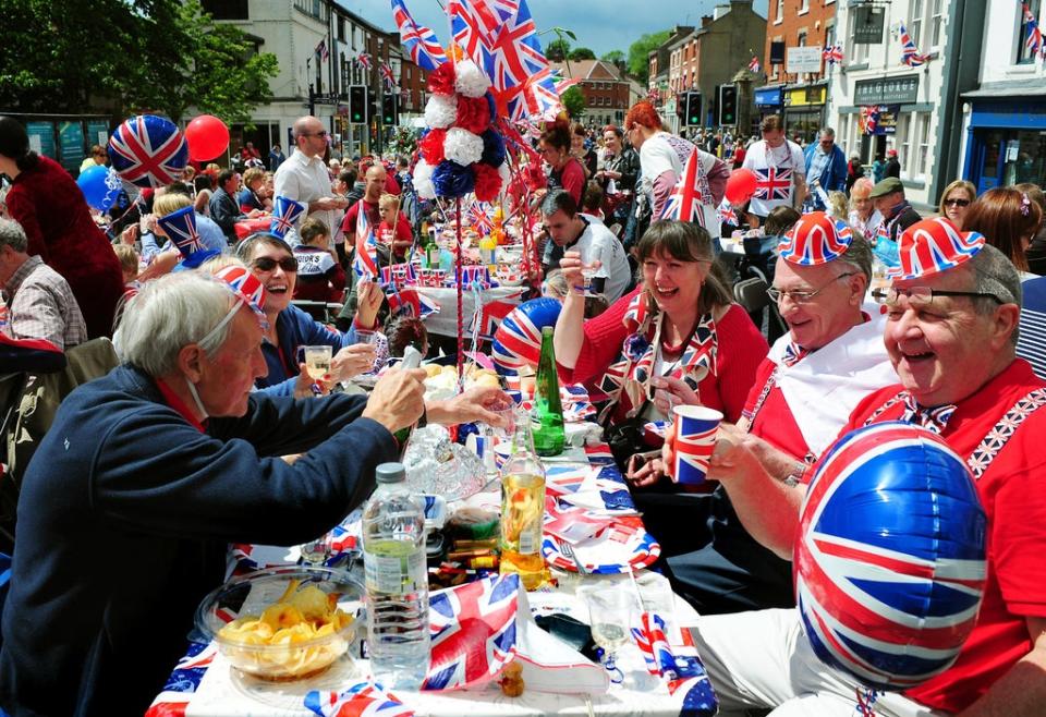 Sunny weather prevailed for most during the Queen’s Diamond Jubilee in 2012 (Rui Vieira/PA) (PA Archive)