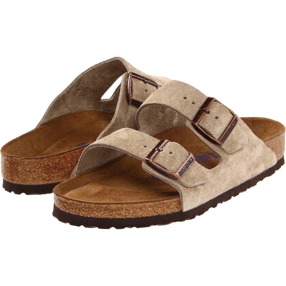 <p><a href="https://go.redirectingat.com?id=74968X1596630&url=https%3A%2F%2Fwww.zappos.com%2Fp%2Fbirkenstock-arizona-soft-footbed-suede-unisex-velvet-grey-suede%2Fproduct%2F8023264&sref=https%3A%2F%2Fwww.menshealth.com%2Fstyle%2Fg44402940%2Fbest-shoes-for-bunions%2F" rel="nofollow noopener" target="_blank" data-ylk="slk:Shop Now;elm:context_link;itc:0;sec:content-canvas" class="link ">Shop Now</a></p><p>Arizona Soft Footbed </p><p>$135.00</p><p>zappos.com</p>