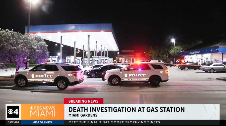 A man was fatally shot late Tuesday night at a gas station in Miami Gardens, Florida, according to reports.